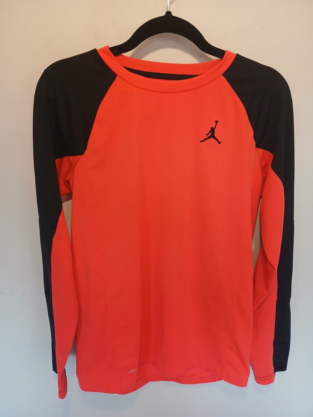 Jordan Bright Orange and Black Dri-FIT Athletic Top